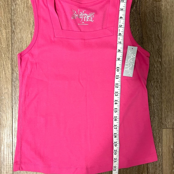 Hot Pink Tank Top by 2 a Tee Sz PM - Picture 9 of 9
